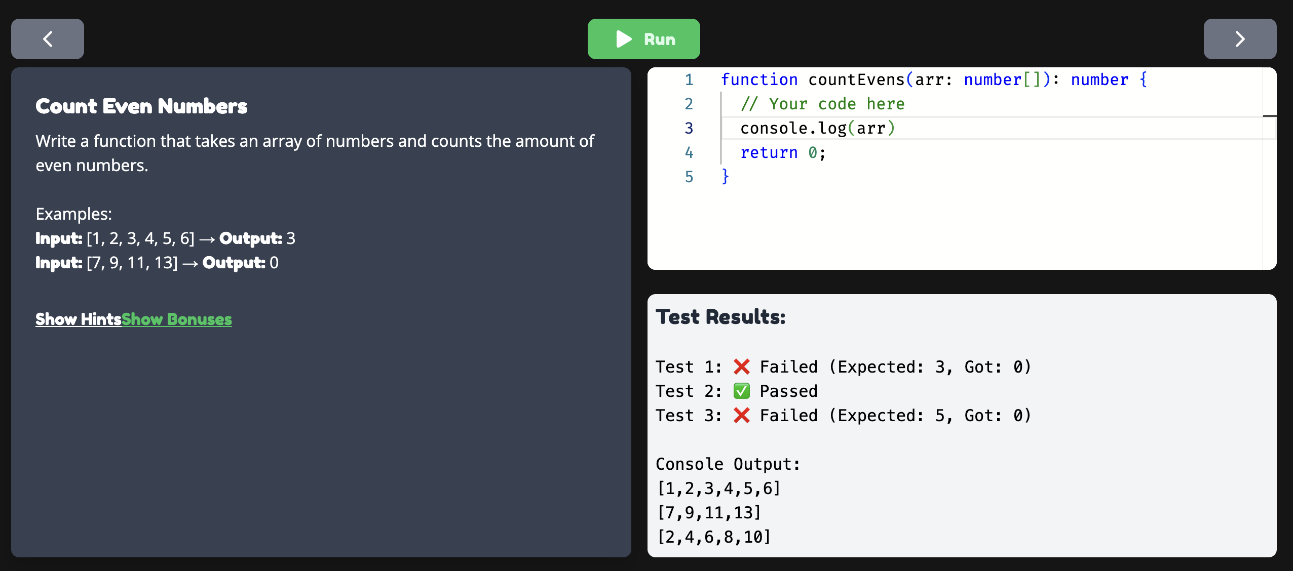 Coding Practice